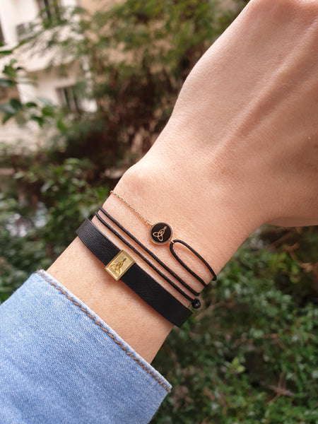 Leather bracelet