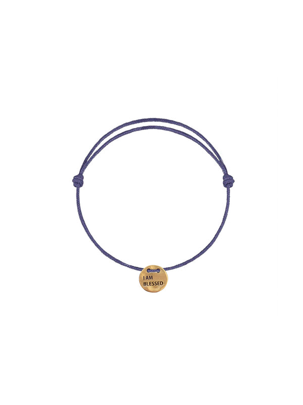 I am Blessed Coin Rope Bracelet