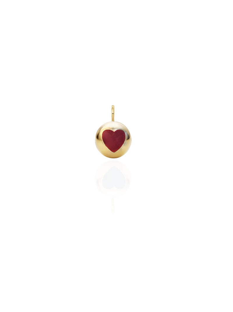 Double The Heart Charm