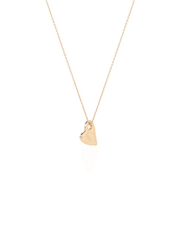 Melting Heart Gold Necklace