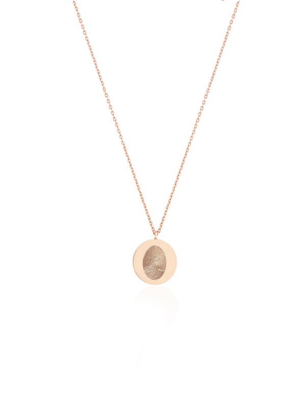 Modern Coin Gold Necklace