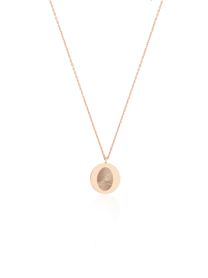 Modern Coin Gold Necklace